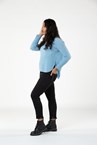 ASPEN CASHMERE SWEATER - scandi blu